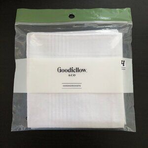 NEW Goodfellow & CO Handkerchief - 4 pcs - 100% Cotton